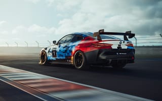 Картинка машина, гонка, BMW, спорт, автомобиль, трасса, скорость, обои