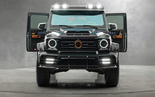 Картинка автомобиль, черный, внедорожник, двери, освещение, дизайн, стиль