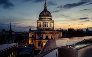 Картинка Вид на Лондон с крыши
