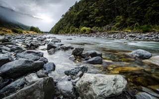 Картинка Река в Новой Зеландии