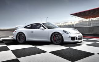 Картинка Тест драйв автомобиля Porsche 911 Turbo 2014