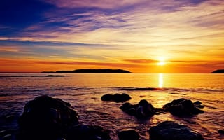 Картинка Восход на пляже