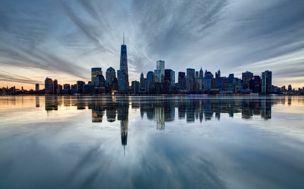 Обои США, New York City, Нью-Йорк, вид, здания, USA, панорама, небоскребы, город, высотки, NYC, дома