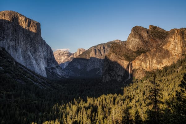 Обои Yosemite National Park, горы, Национальный парк Йосемити, долина, водопад, лес, скалы, California