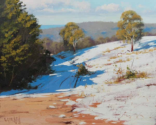 Обои АРТ, РИСУНОК, SUNNY CORNER WINTER, ARTSAUS