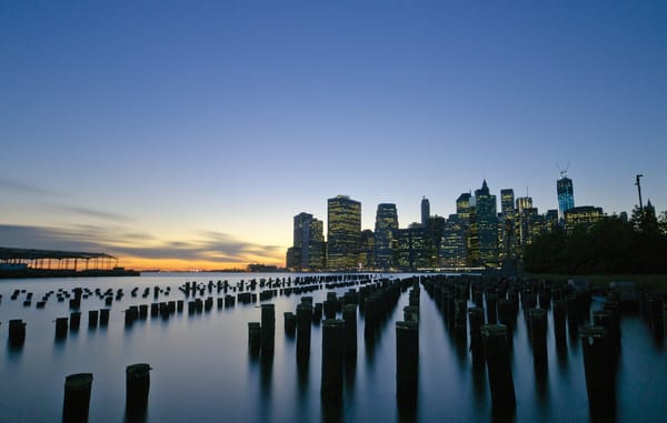 Обои Fulton Ferry, New York