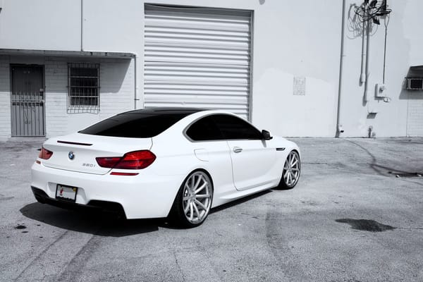 Обои BMW, Купэ, 6 Series, Авто, Бумер, Автомобиль, Белый, День Здание, Машина