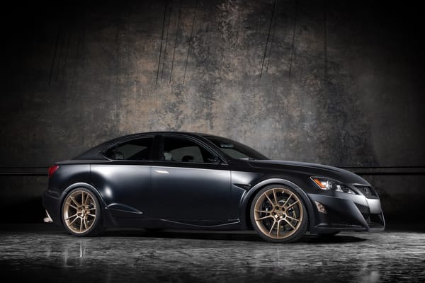 Обои lexus is-f, tuning, black, лексус
