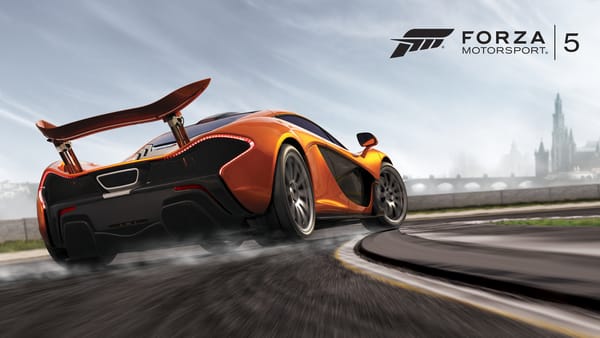 Обои Forza Motorsport 5, трек, Turn 10 Studios, спорткар, Microsoft, спойлер, трасса, дорога, авто, sports car, небо, асфальт, дым, автомобиль, Xbox One, машина