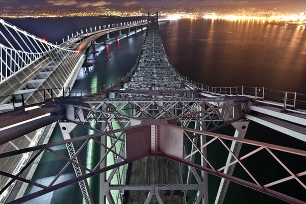 Обои bay bridge, oakland, San Francisco