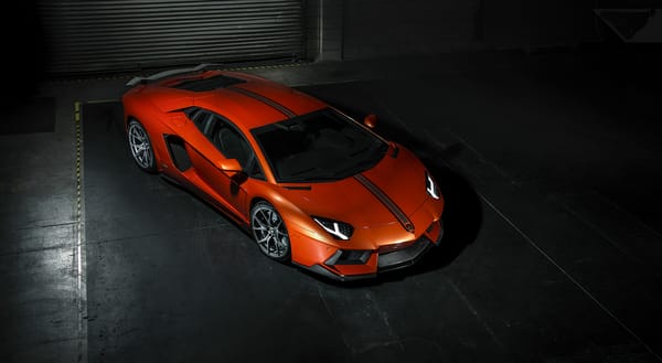 Обои Lamborghini, right, orange, ламборджини, Aventador, LP700-4, front, Vorsteiner, авентадор