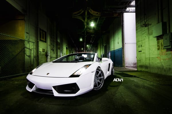 Обои Lamborghini, Gallardo, галлардо, белый, adv.1, ламборгини, Spyder, спайдер