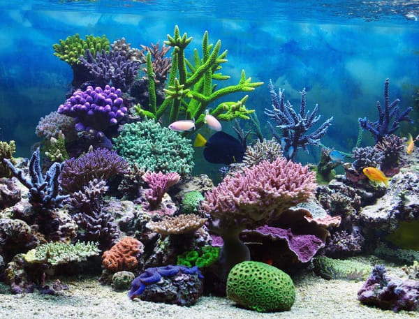 Обои tropical, reef, подводный мир, коралловый риф, ocean, coral, fishes, underwater