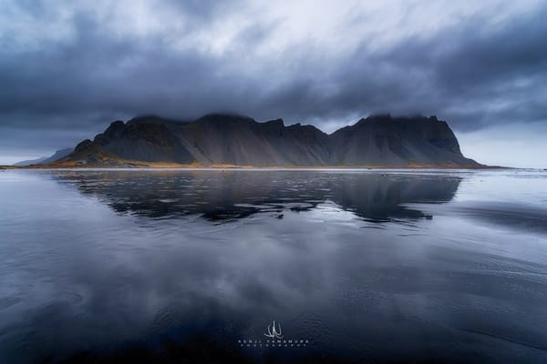 Обои Kenji Yamamura, море, photographer, тучи, гора