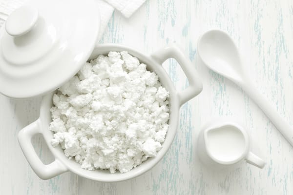 Обои молочный продукт, творог, ложка, молоко