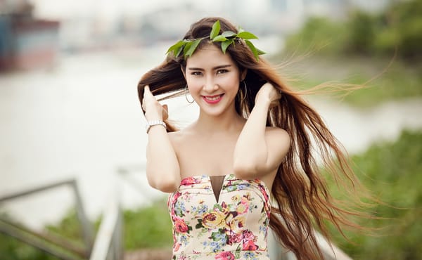 Обои Model, Quyen, настроение