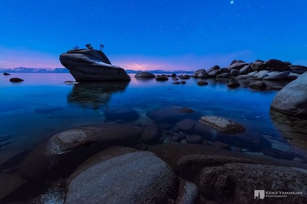 Обои Kenji Yamamura, Nevada, Lake Tahoe, photographer, Bonsai Rock