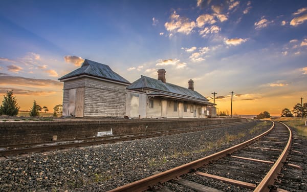 Обои Vacant Raglan Railway Station, Australia, N.S.W, Country Australia, Raglan