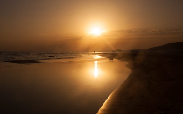 Обои пляж, Golden Beach, побережье, закат, North Cyprus, море