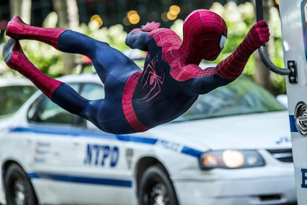 Обои Новый Человек-паук: Высокое напряжение, кадр, Spider-Man, костюм, comics, The Amazing Spider-Man 2, Эндрю Гарфилд, ситуация, Andrew Garfield, Marvel, Peter Parker