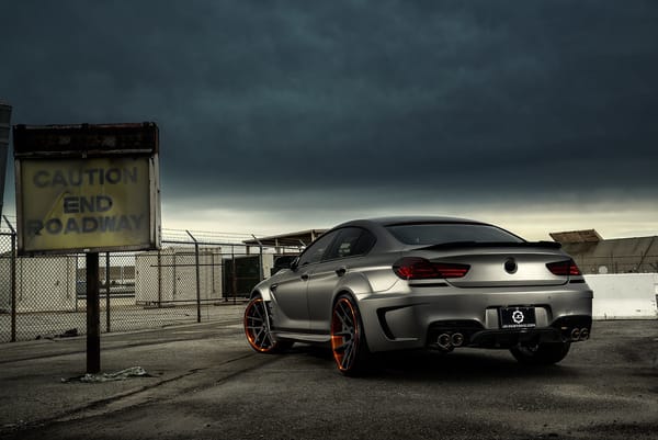 Обои BMW, Car, Rear, Nutek, M6, Forged Wheels, Prior Design