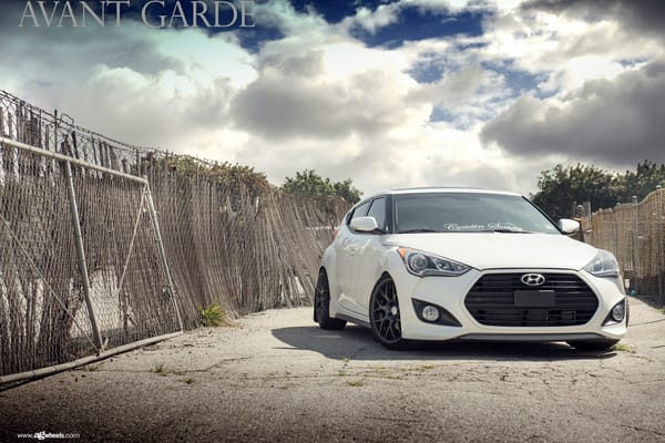 Обои Hyundai Veloster Turbo, white, agwheels
