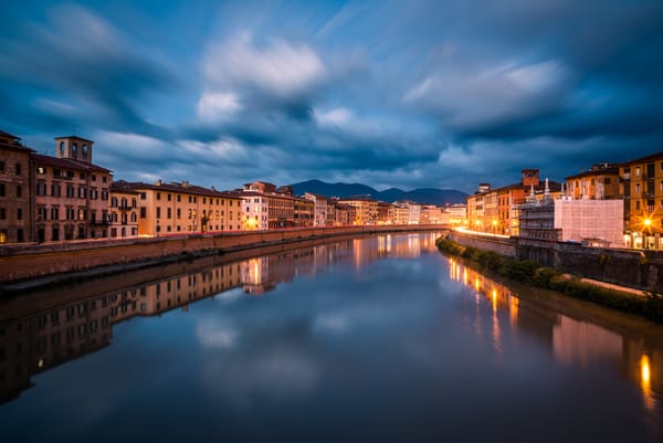 Обои Pisa, building, waterfront, architecture, Toscana, Italy