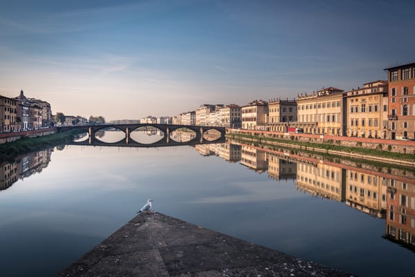 Обои river Arno, architecture, Florence
