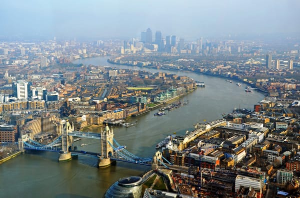 Обои Англия, Тауэрский мост, Темза, мост, London, Лондон, Tower Bridge, панорама, река