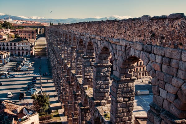 Обои Rome, bricks, aqueduct, stones