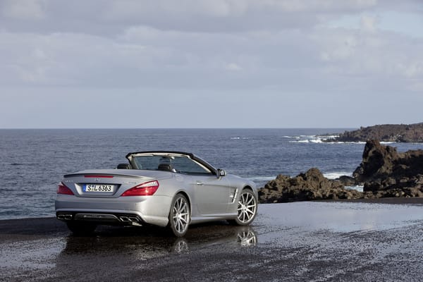Обои 2012 Mercedes-Benz SL 63 AMG, природа, машина