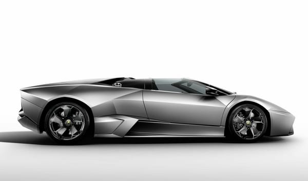 Обои lamborghini, вид сбоку, reventone, роадстер, roadster, ревентон, ламборгини