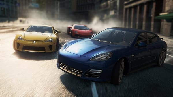 Обои need for speed most wanted 2, город, гонка, Lamborghini Aventador LP700-4, lexus lfa, Porsche