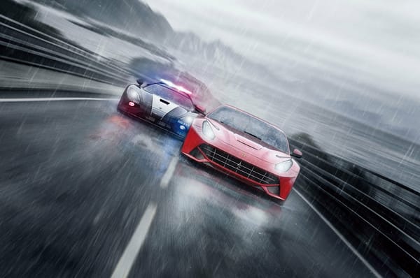 Обои Ferrari, погоня, полиция, Need for Speed Rivals, Koenigsegg, гонка, спорткары