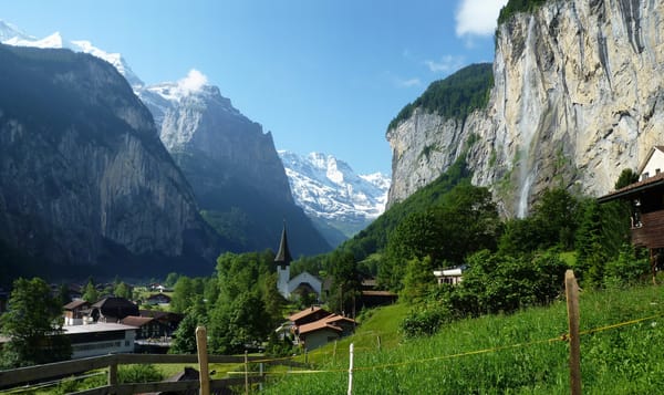 Обои Switzerland, muntains, Lauterbrunnen, Bern