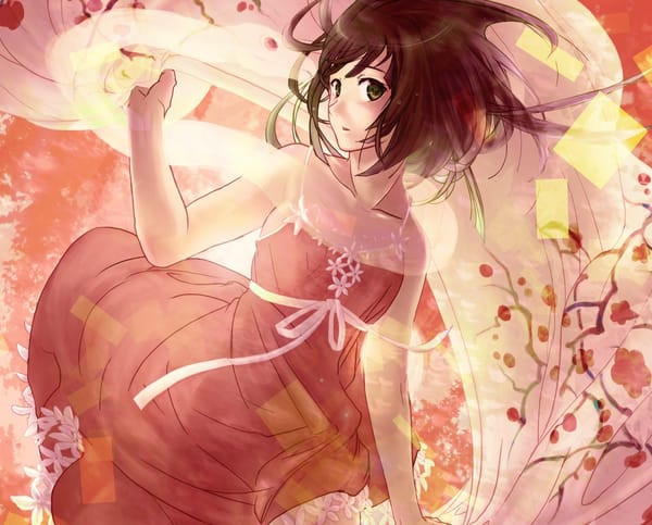 Обои kisaragi yuki emirio, девушка, bakemonogatari