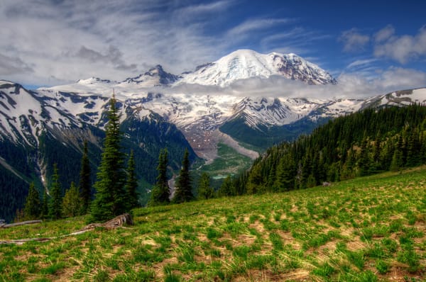 Обои горы, пейзаж, mt rainier