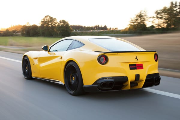Обои 2013, ferrari f12, желтый