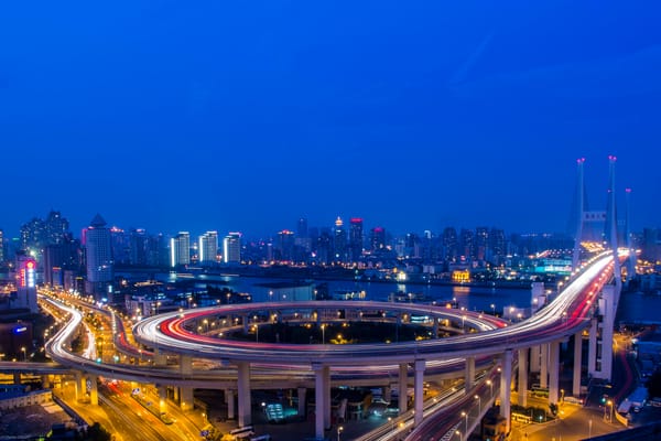 Обои nanpu bridge, река, huangpu