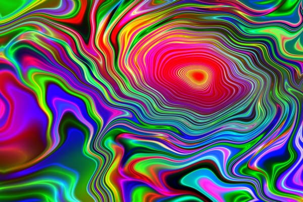 Обои яркая, веселая, абстракция