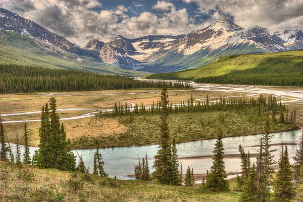 Обои канада, banff park, howse river