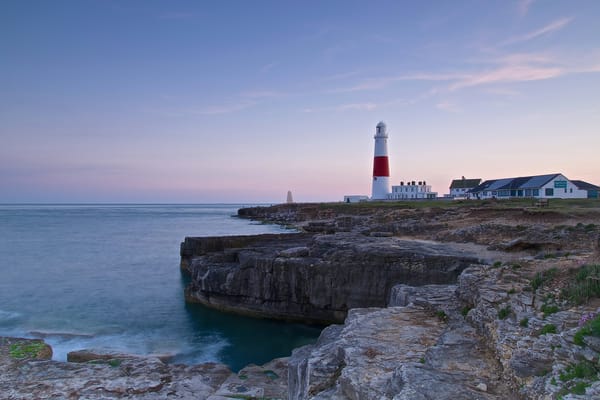 Обои побережье, мыс портленд - билл, пролив ла-манш, england, маяк, portland bill, англия
