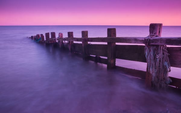 Обои океан, england, опоры, seven sisters country park