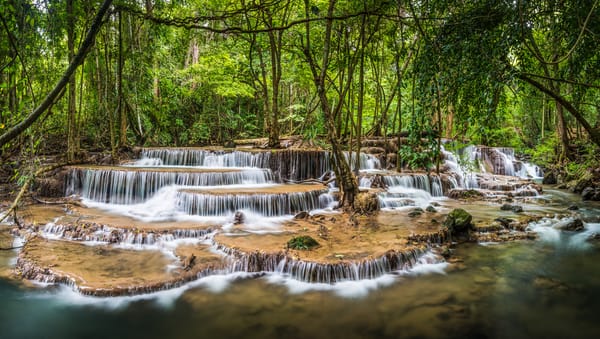 Обои водопад, kanjanaburi, waterfall, thailand