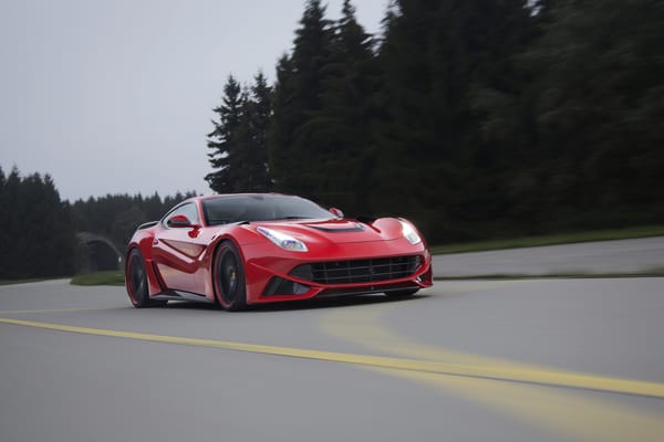 Обои дорога, berlinetta, ferrari, novitec rosso, speed, f12, road, n-largo, скорость