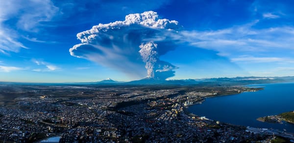 Обои landscape, calbuco volcan, chile