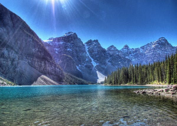 Обои горы, alberta, banff national park, canada, альберта, озеро морейн, valley of the ten peaks, озеро, канада, банф, moraine lake