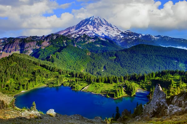 Обои washington, mount rainier national park, tolmie peak