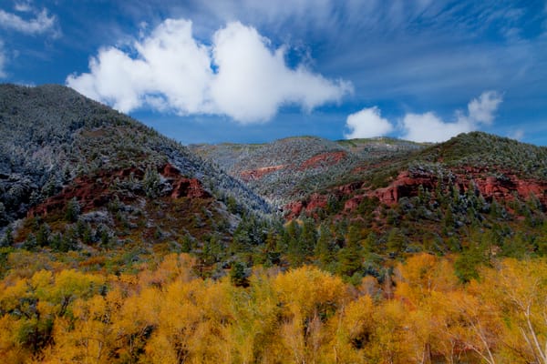 Обои colorado, outside telluride, canyons of color