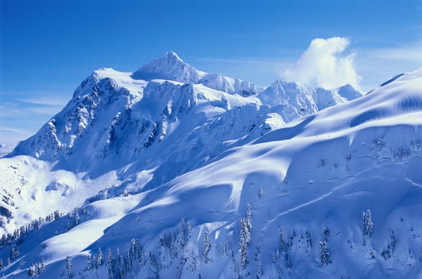 Обои washington, mt shuksan, covered with snow